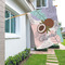 Coconut and Leaves House Flags - Double Sided - LIFESTYLE