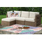 Coconut and Leaves Indoor / Outdoor Rug & Cushions