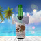 Coconut and Leaves Jersey Bottle Cooler - LIFESTYLE