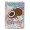 Coconut and Leaves Jewelry Gift Bag - Gloss - Front