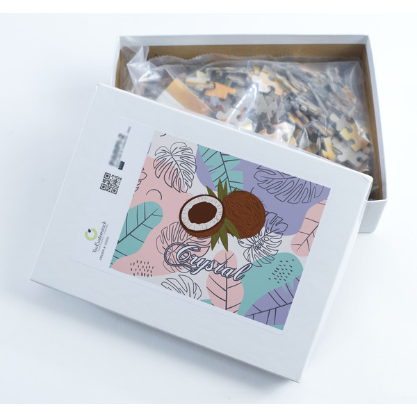 Coconut and Leaves Jigsaw Puzzle 252 Piece - Box