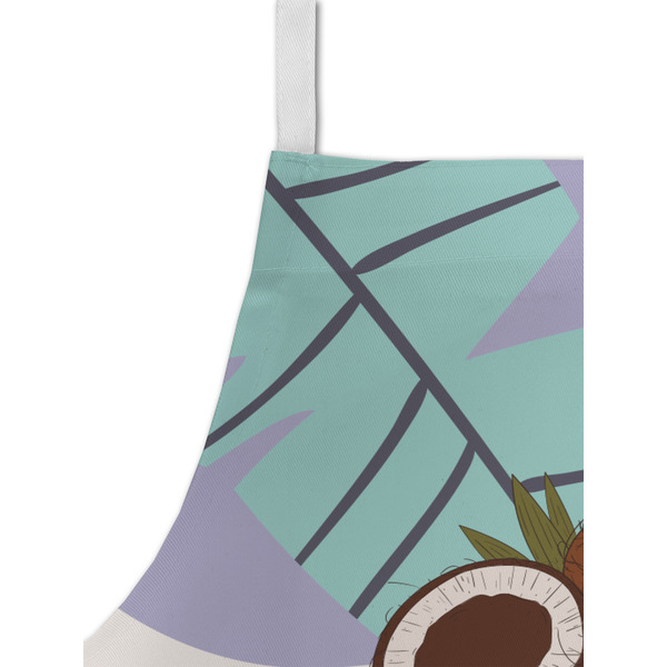 Coconut and Leaves Kid's Aprons - Detail