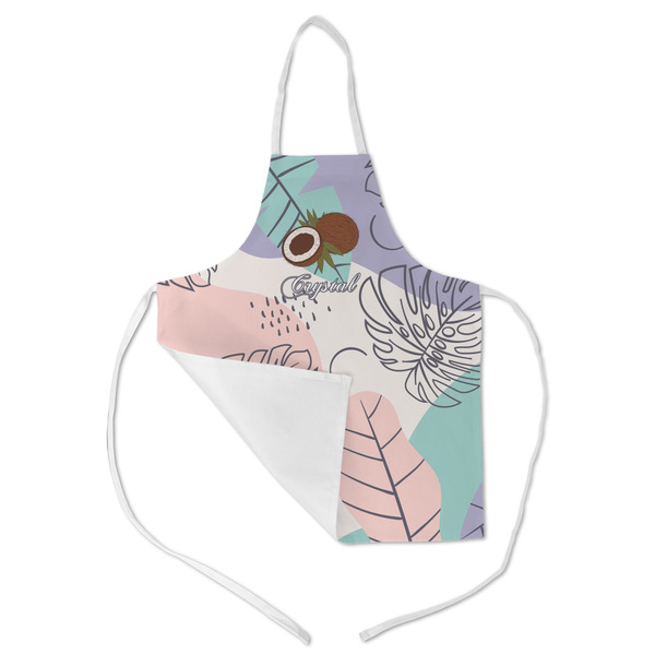 Coconut and Leaves Kid's Aprons - Medium - Main (med/lrg)