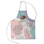 Coconut and Leaves Kid's Apron - Small (Personalized)