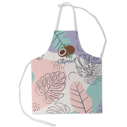 Coconut and Leaves Kid's Apron - Small (Personalized)