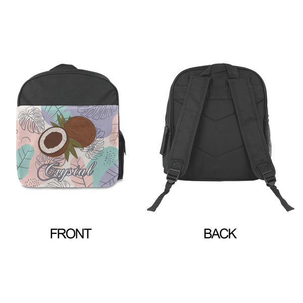 Coconut and Leaves Kid's Backpack - Approval