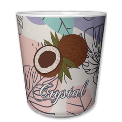 Coconut and Leaves Plastic Tumbler 6oz (Personalized)