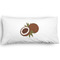 Coconut and Leaves King Pillow Case - FRONT (partial print)