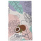 Coconut and Leaves Kitchen Towel - Poly Cotton - Full Front