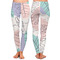 Coconut and Leaves Ladies Leggings - Front and Back