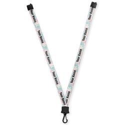 Coconut and Leaves Lanyard (Personalized)
