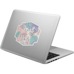 Coconut and Leaves Laptop Decal (Personalized)