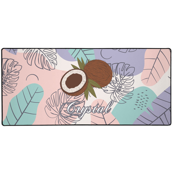 Custom Coconut and Leaves Gaming Mouse Pad (Personalized)