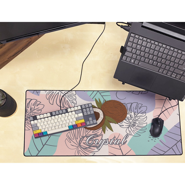 Coconut and Leaves Large Gaming Mats - LIFESTYLE