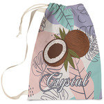 Coconut and Leaves Laundry Bag (Personalized)
