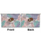 Coconut and Leaves Large Zipper Pouch Approval (Front and Back)