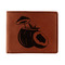 Coconut and Leaves Leather Bifold Wallet - Single