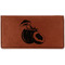 Coconut and Leaves Leatherette Checkbook Holder