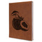 Coconut and Leaves Leatherette Journal - Large - Single Sided