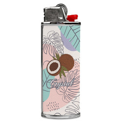 Coconut and Leaves Case for BIC Lighters (Personalized)