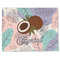 Coconut and Leaves Single-Sided Linen Placemat - Single w/ Name or Text