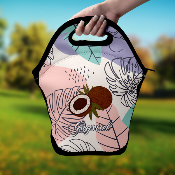 Coconut and Leaves Lunch Bag - Hand