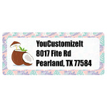 Coconut and Leaves Return Address Labels (Personalized)