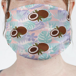 Coconut and Leaves Face Mask Cover (Personalized)