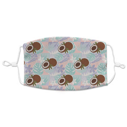 Coconut and Leaves Adult Cloth Face Mask - XLarge