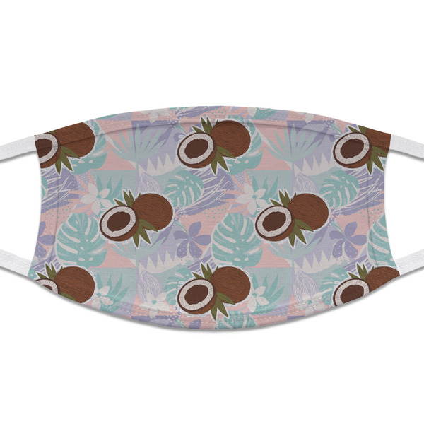 Custom Coconut and Leaves Cloth Face Mask (T-Shirt Fabric)