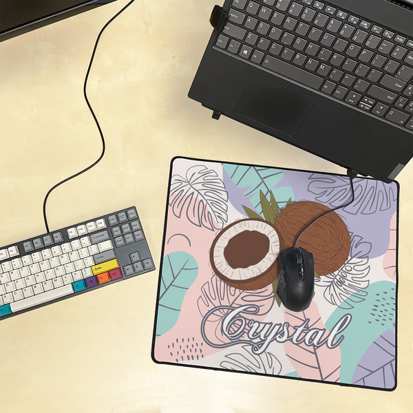 Coconut and Leaves Medium Gaming Mats - LIFESTYLE