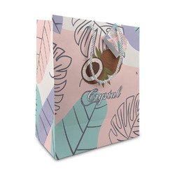 Coconut and Leaves Medium Gift Bag (Personalized)