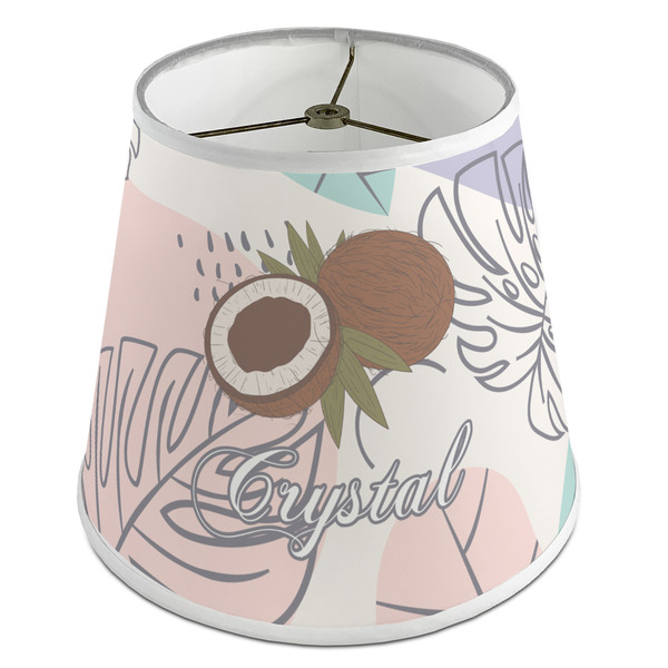 Custom Coconut and Leaves Empire Lamp Shade (Personalized)