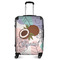 Coconut and Leaves Medium Travel Bag - With Handle