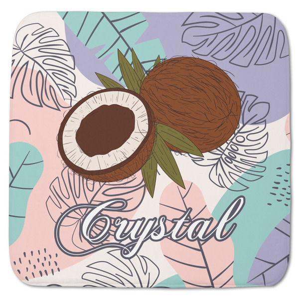 Coconut and Leaves Memory Foam Bath Mat 48 X 48