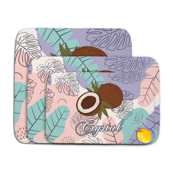 Coconut and Leaves Memory Foam Bath Mat - MAIN PARENT