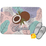 Coconut and Leaves Memory Foam Bath Mat - 24"x17" w/ Name or Text