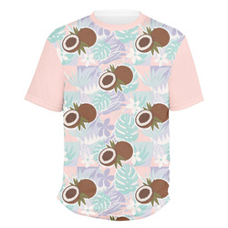 Coconut and Leaves Men's Crew T-Shirt