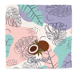 Coconut and Leaves Microfiber Dish Rag (Personalized)