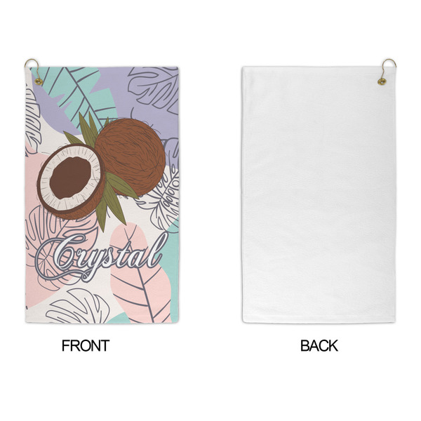 Coconut and Leaves Microfiber Golf Towels - APPROVAL