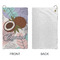 Coconut and Leaves Microfiber Golf Towels - Small - APPROVAL