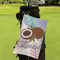 Coconut and Leaves Microfiber Golf Towels - Small - LIFESTYLE