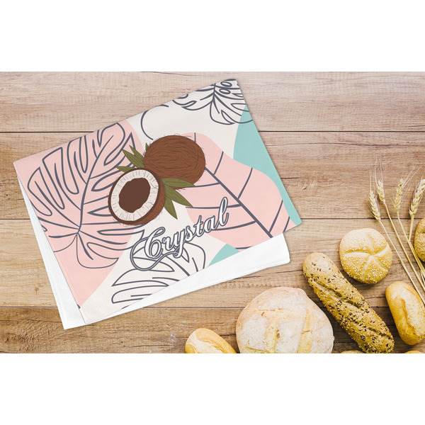 Coconut and Leaves Microfiber Kitchen Towel - LIFESTYLE