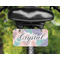 Coconut and Leaves Mini License Plate on Bicycle - LIFESTYLE Two holes