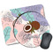 Coconut and Leaves Mouse Pads - Round & Rectangular