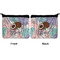 Coconut and Leaves Neoprene Coin Purse - Front & Back (APPROVAL)