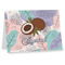 Coconut and Leaves Note cards w/ Name or Text