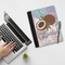 Coconut and Leaves Notebook Padfolio - LIFESTYLE (large)