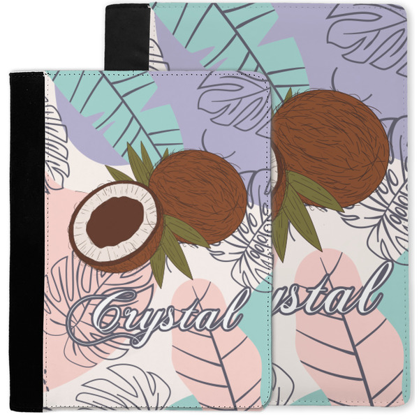 Coconut and Leaves Notebook Padfolio - MAIN