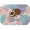 Coconut and Leaves Octagon Placemat - Single front
